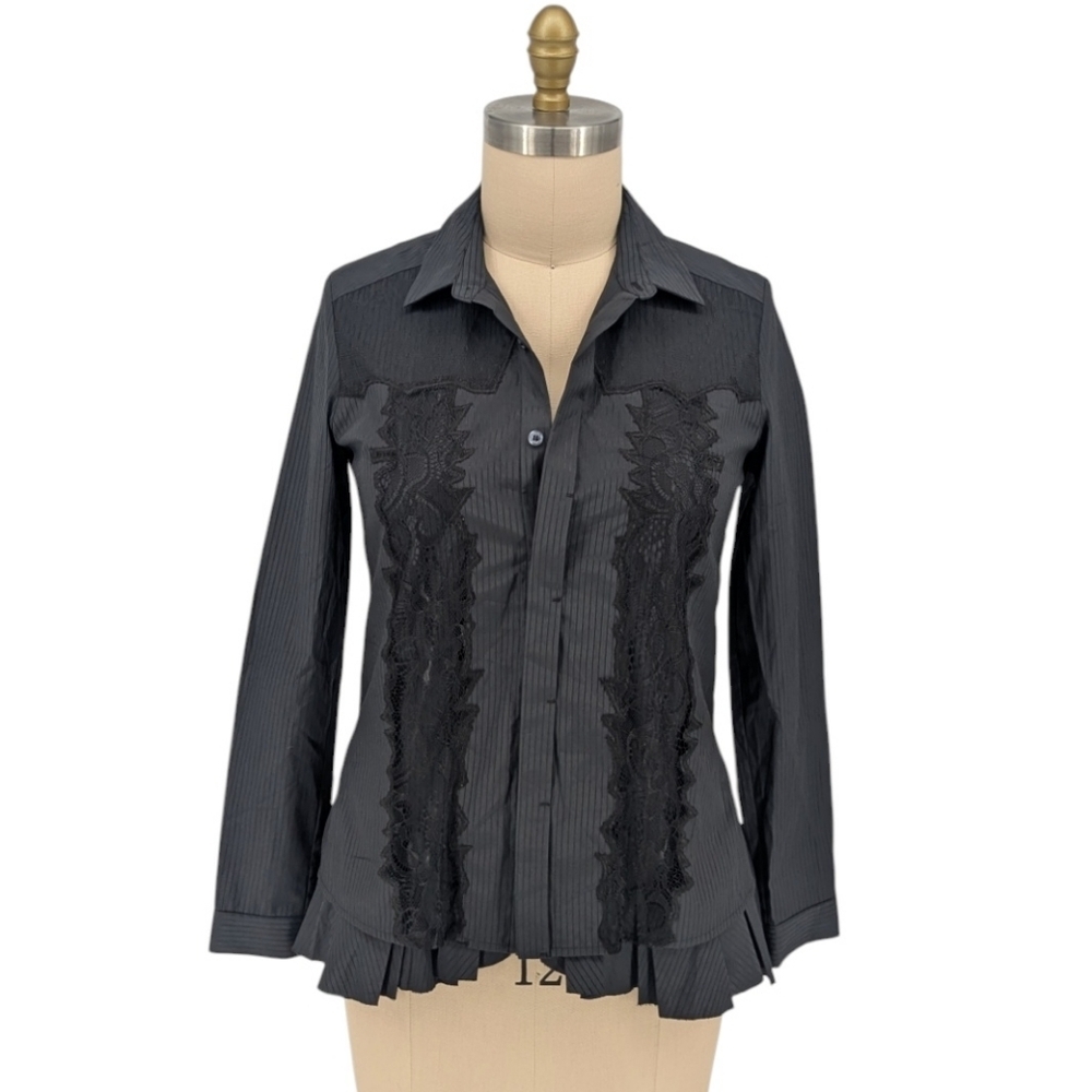 Elegant Black Button Down Shirt for Women